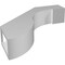 Ekena Millwork 3-in. W x 14-in. D x 14-in. H Del Monte Architectural Grade PVC Knee Brace BRCP03X14X14DEL - alternate 5